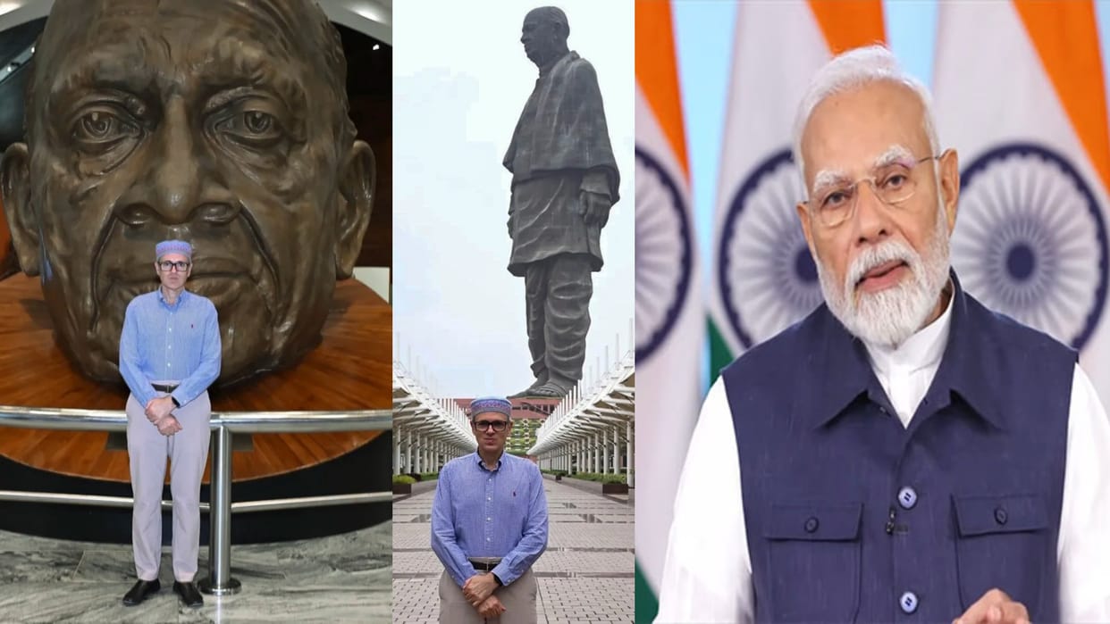 PM Modi says good to see Omar Abdullah enjoying visit to Statue of Unity