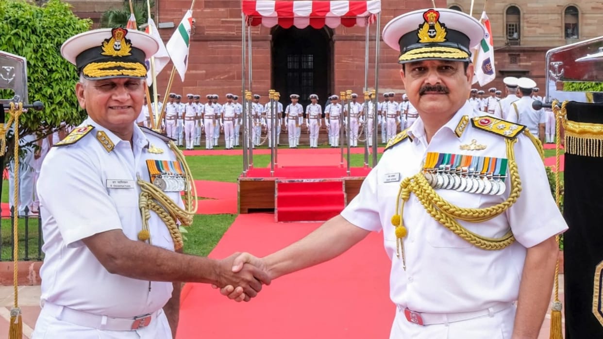 Indian Navy Sanjay Vatsayan  Deputy Chief Vinita McCarthy DCIDS Krishna Swaminathan Naval Headquarters