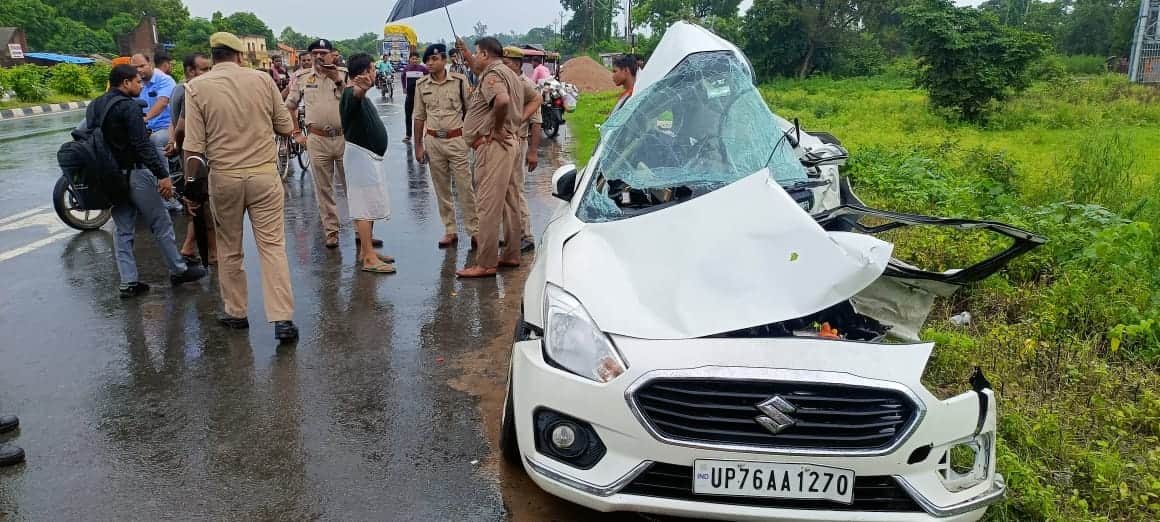 Five people died in Mainpuri road accident pregnant Pooja also lost her child in her womb