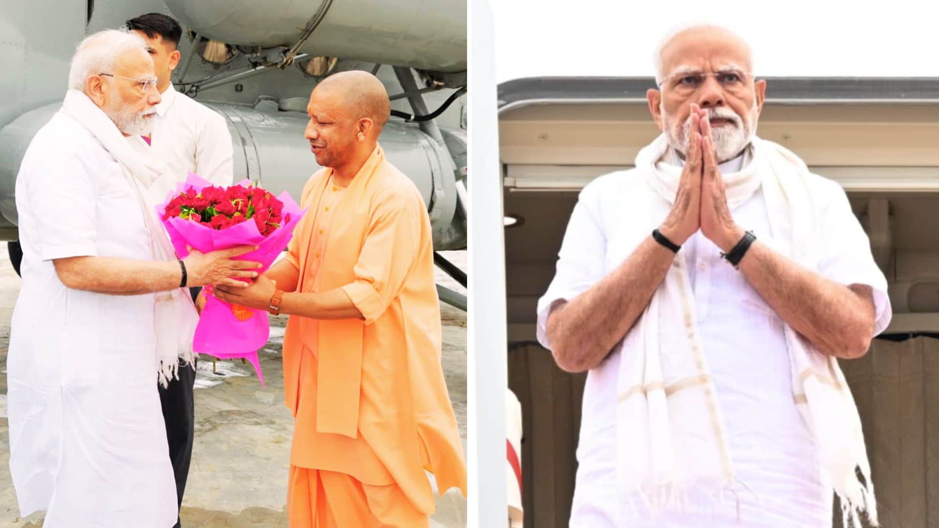 Photos of PM modi public meeting He said Operation Sindoor is complete with blessings of Mahadev