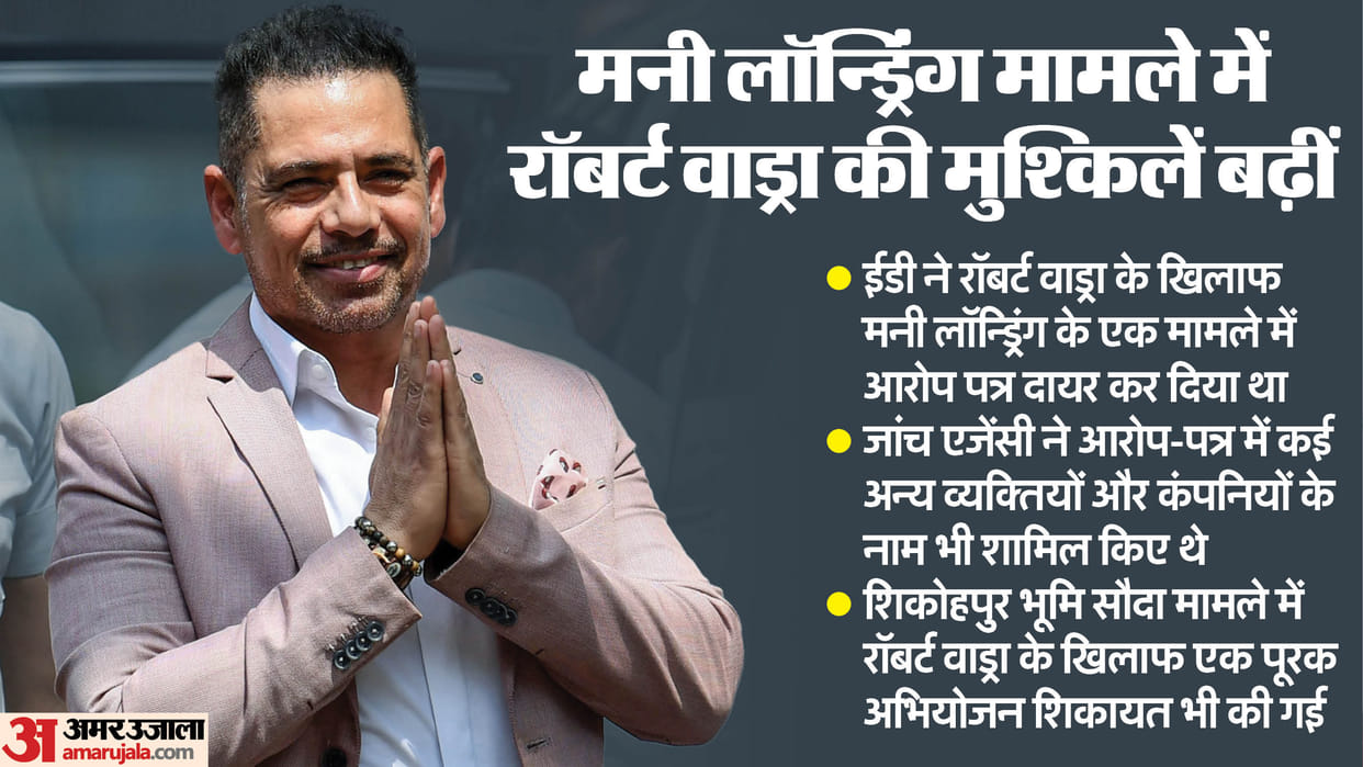 money laundering case: court issued notice to Robert Vadra and other proposed accused ED charge sheet