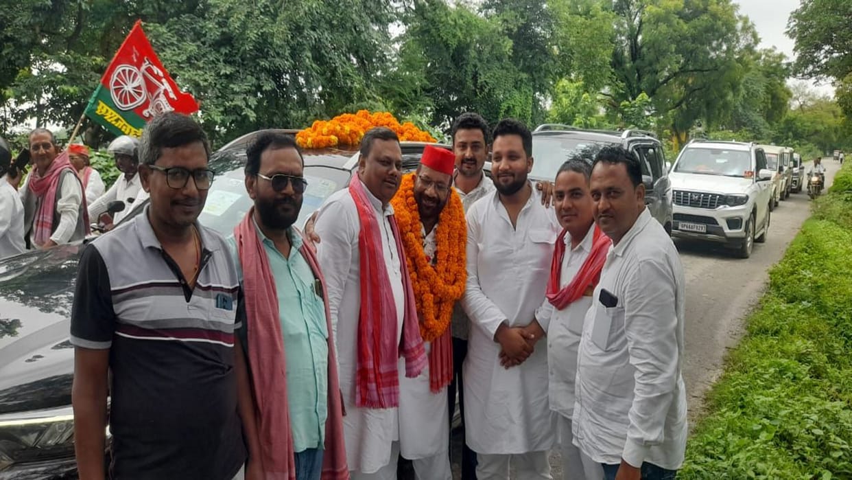 Prayagraj News: Bhadohi SP MLA Zahid Beg released from Naini jail, was arrested in the case of maid's death