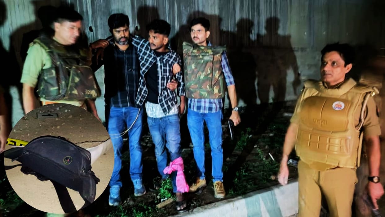 Encounter in Varanasi Lanka police arrested 25 thousand bounty miscreant injured