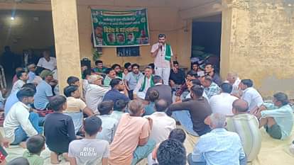 भारतीय किसान यूनियन (भानु) की गांव जिरोली डोर में पंचायत