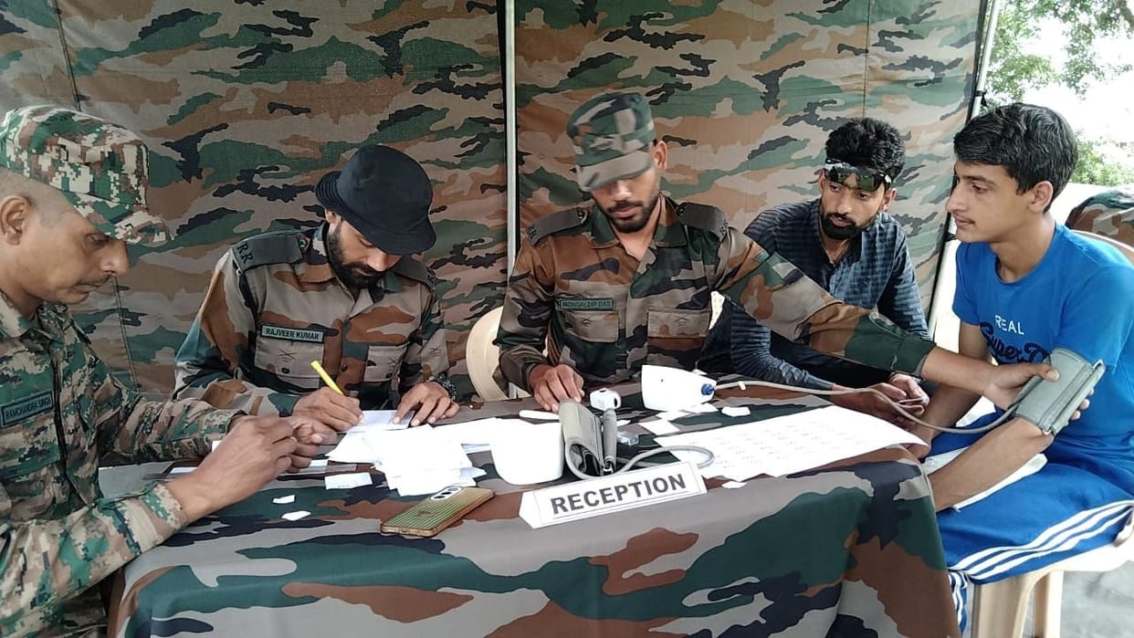 Operation Sadbhavana Indian Army sets up health and veterinary camp in remote Kulhand