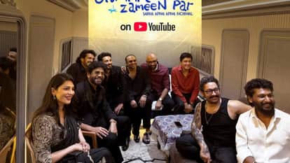 Aamir Khan watches Sitaare Zameen Par with Nagarjuna Shruti Haasan and Coolie gang