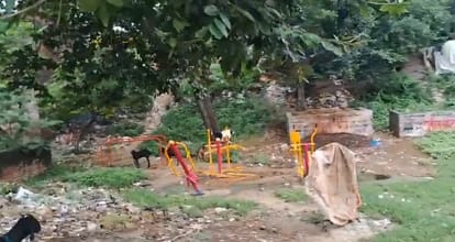 Kanpur Animals are taking advantage of Nanamaus open gym drug addicts have broken the equipment