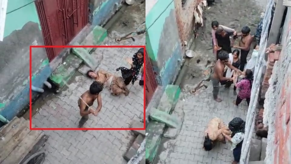 Sticks used fiercely in Dhaulana due to personal rivalry video of went viral