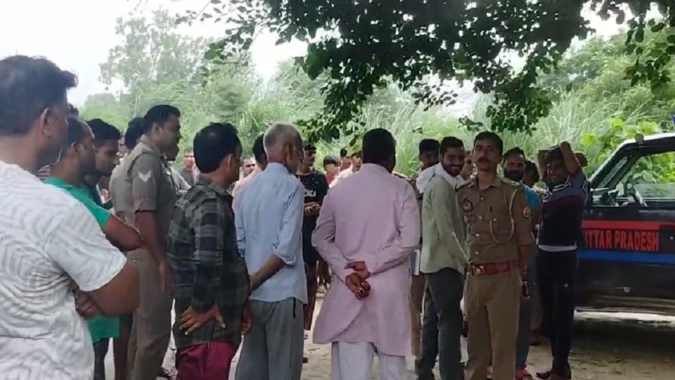 body of an unknown person was found lying on the bank of a canal