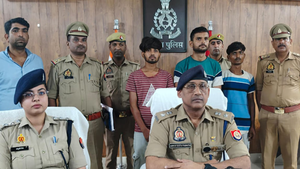 Etawah: Son got his mother killed by crushing her with a car