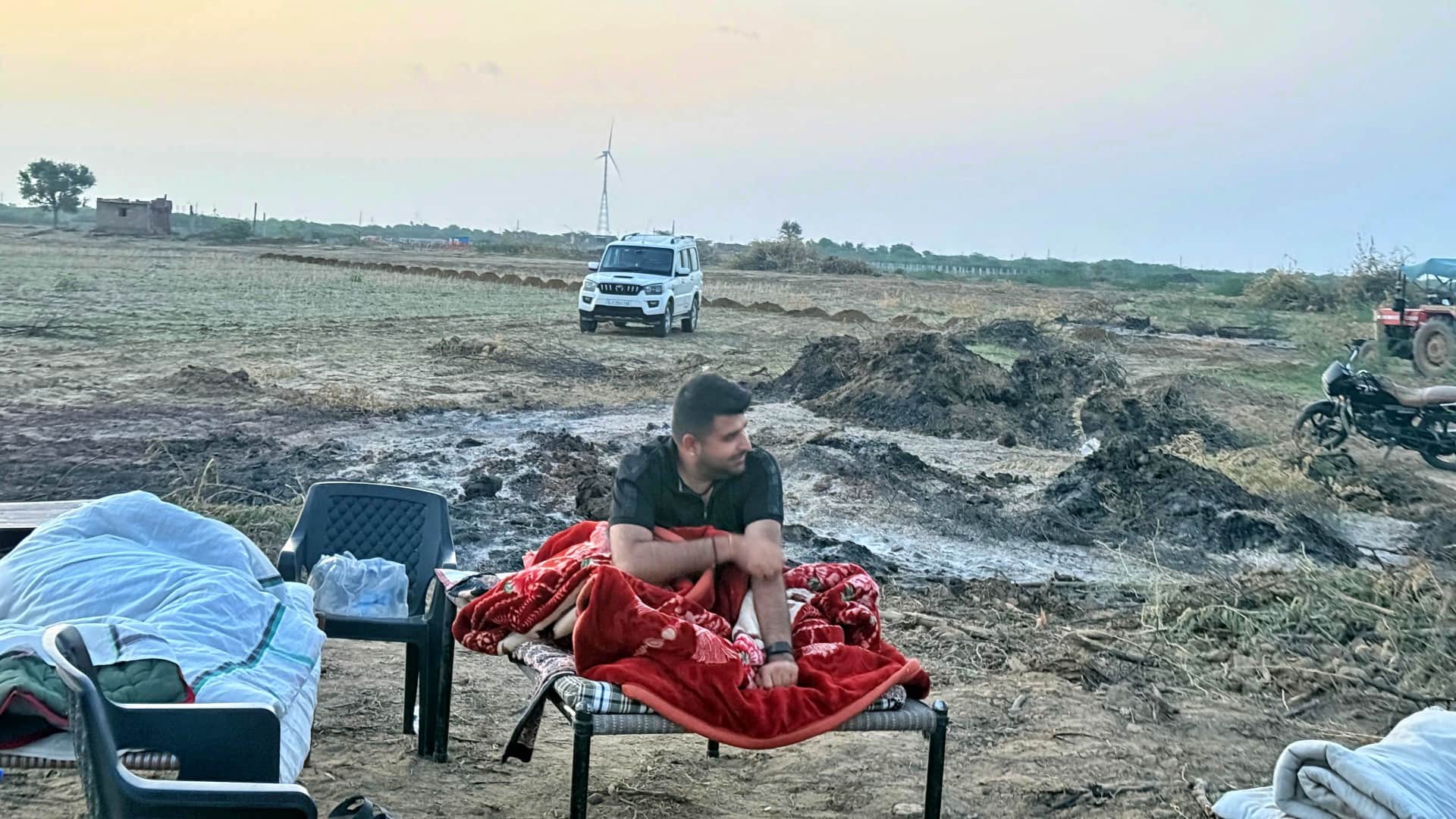 Barmer Tree Felling Row: Khejri Trees Illegally Cut Buried and Burnt, MLA Ravindra Bhati Protest