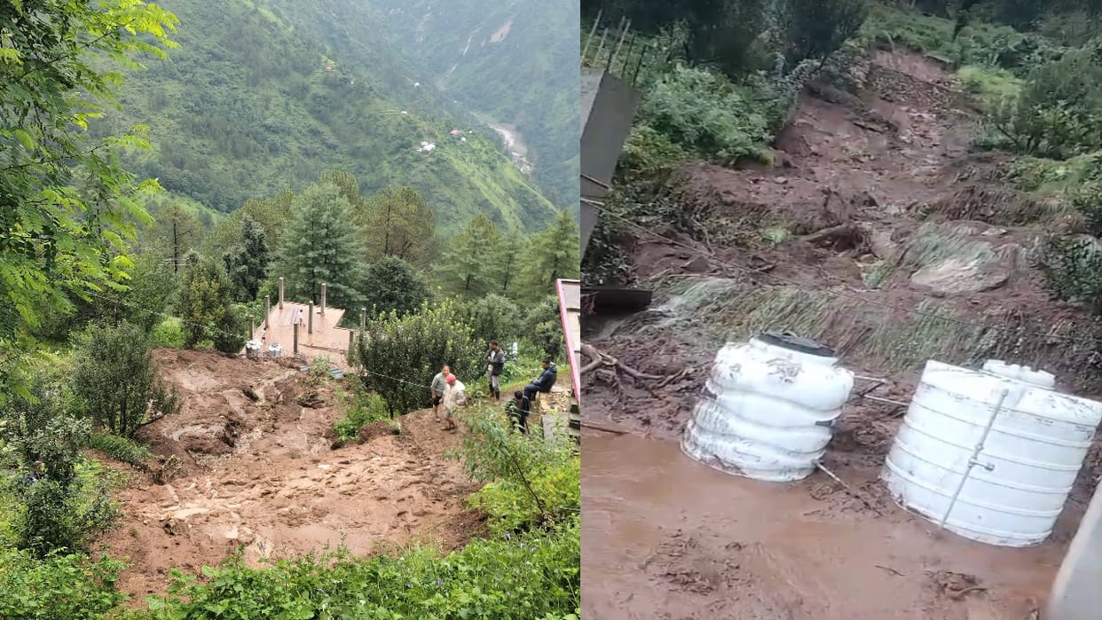 Himachal Weather: Cloudburst causes devastation in Nonu village Kushwa Nirmand,