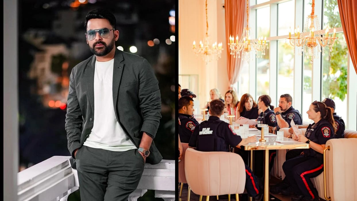 Kapil sharma reacts on kaps cafe attack and shares some pictures with canada police