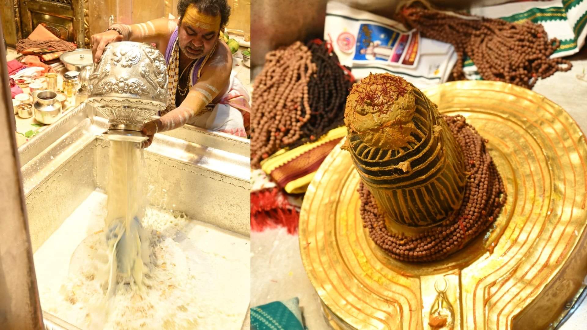 Sawan 2025 Kashi Vishwanath Temple Devotees worship baba Vishwanath on 4th Somwar in varanasi