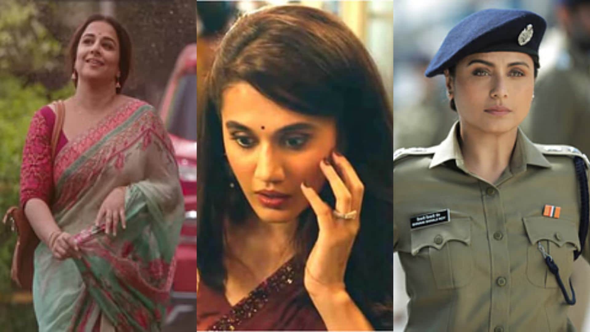 Bollywood Moveis on Single Working Women Day Tumhari Sulu Naam Shabana Mardaani Kahaani Thappad