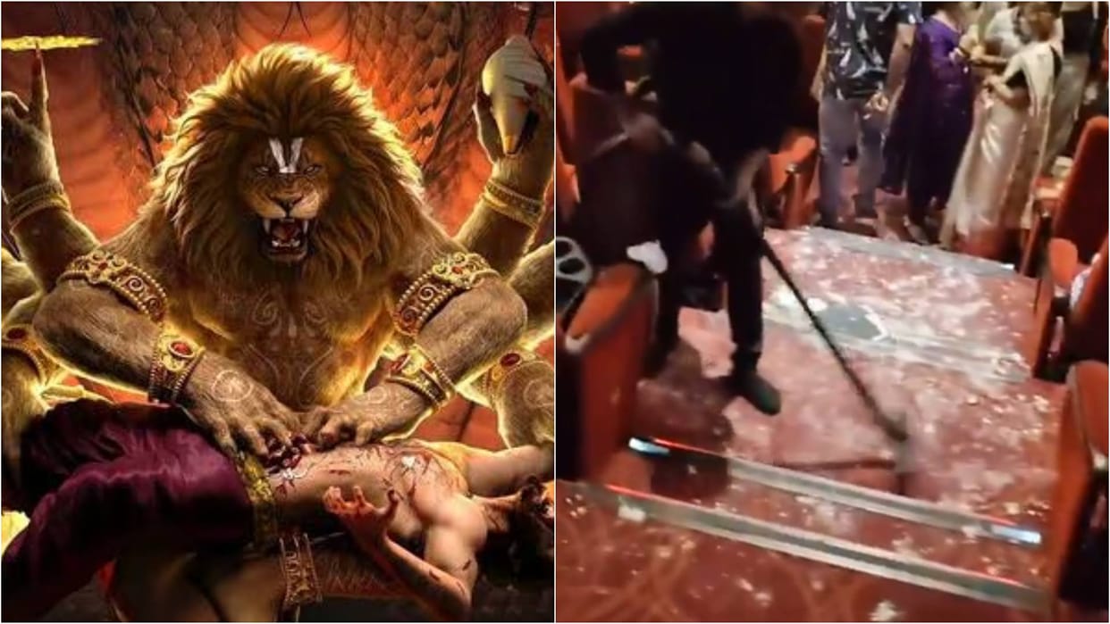 Theatre Ceiling Collapses in Guwahati During Mahavatar Narsimha Screening 3 Including Children Injured