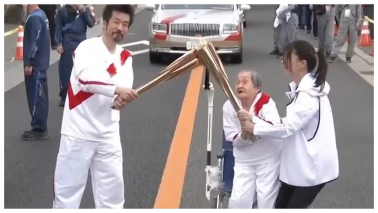 Japan oldest person is 114year old retired doctor who carried Olympic torch in 2021