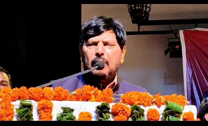 Union Minister of State Ramdas Athawale participated in Constitution Samman Conference in Agra.