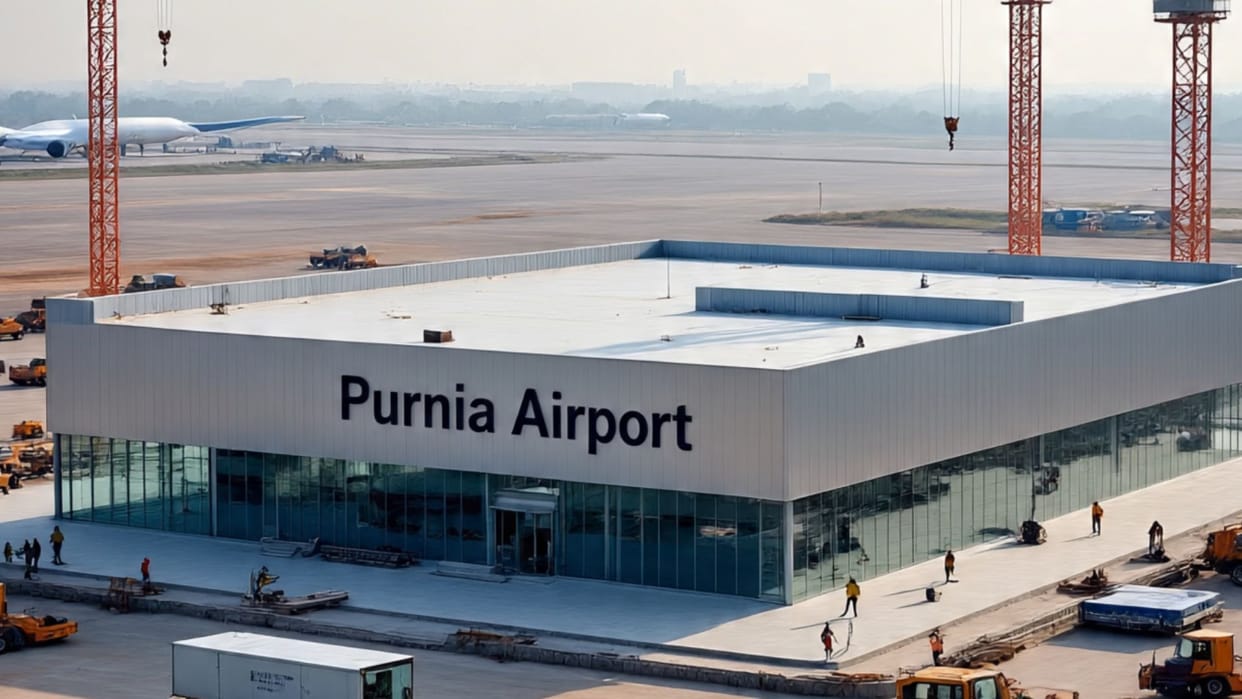 Bihar News: Bihar Purnia is getting a new airport this month news in Hindi