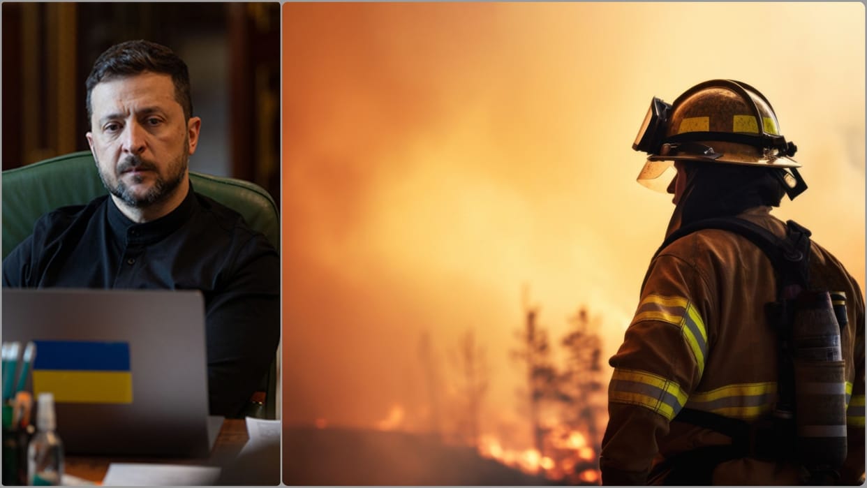 Ukrainian drone attack sets Russian oil depot on fire as Zelenskyy announces prisoner exchange
