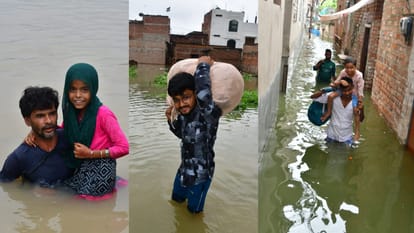 Varanasi Flood: गंगा का रौद्र रूप, मणिकर्णिका घाट पर शवों की कतार, पहली बार नमो घाट बंद, वरुणा-गोमती भी उफनाई Namo Ghat Closed First Time, Ganga Above Danger Mark, Water Reaches Sheetla Ghat Road in kashi varanasi