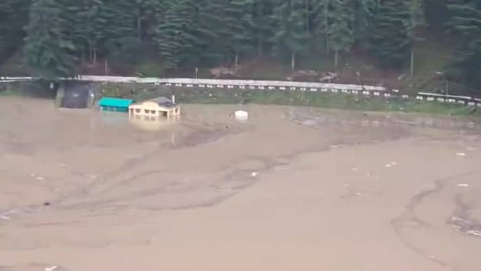Uttarkashi Cloudburst in three consecutive drains, Harsil helipad and Army camp buried in debris