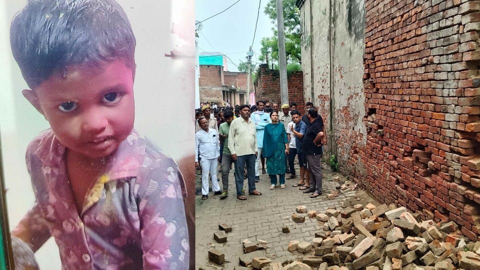 Mainpuri: Girl dies after wall collapses while going to Anganwadi