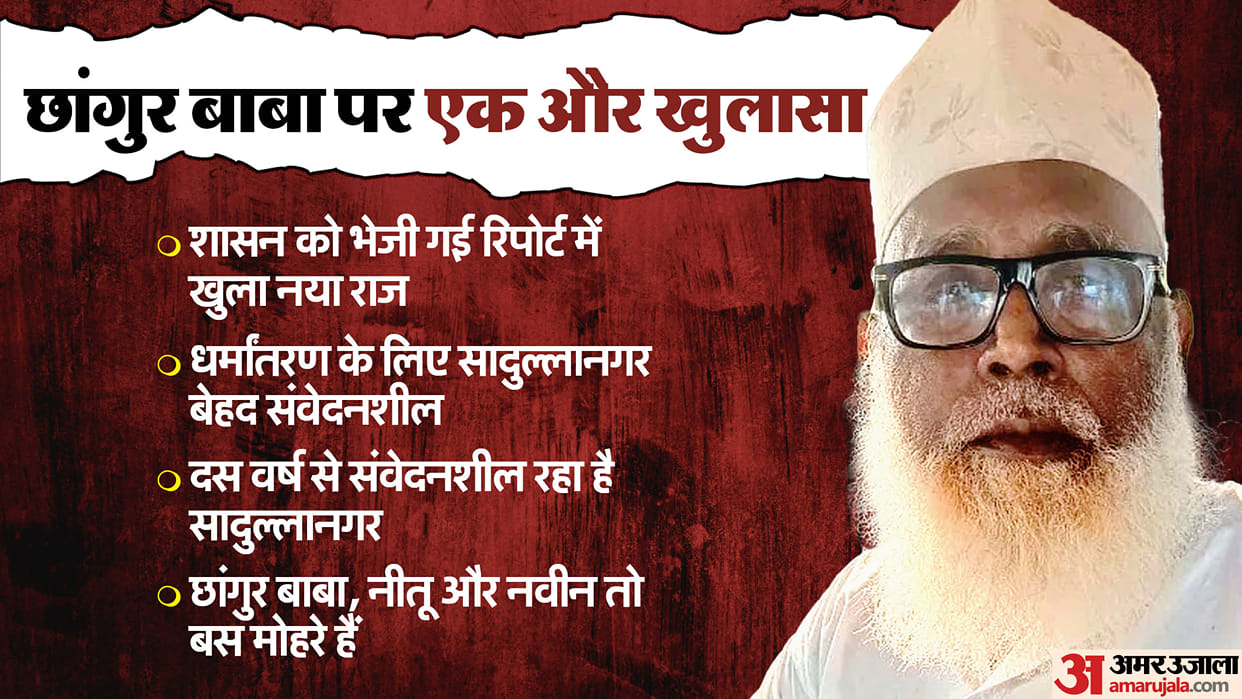 Chhangur Baba Sadullanagar area has been described as very sensitive for religious conversion In report