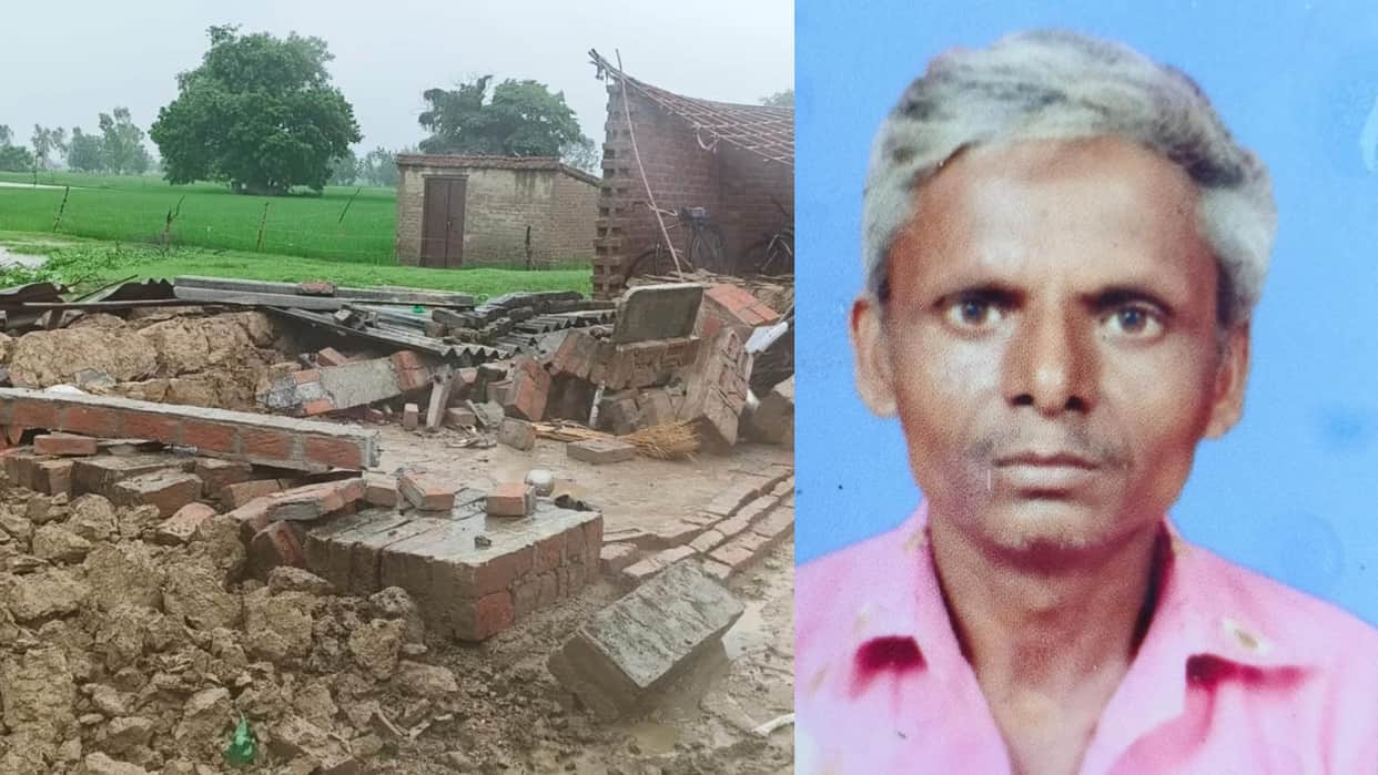 Farmer dies due to collapse of kutcha house in Badaun