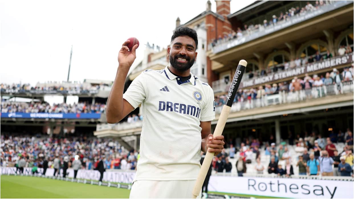 pacer Mohammed Siraj arrives in India after concluded Anderson-Tendulkar Trophy against England