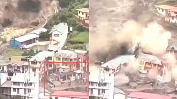 Uttarkashi Cloudburst sound of whistle blowing to warn got drowned in noise of Flash flood people buried alive Uttarkashi Cloudburst sound of whistle blowing to warn got drowned in noise of Flash flood people buried alive