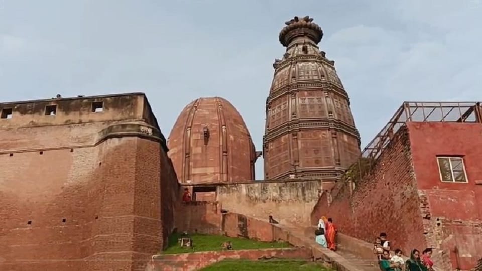 Conservation work in ancient Madan Mohan temple