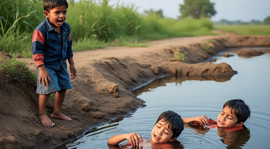 Indore news: Two children drown in pit while playing near township in Banganga