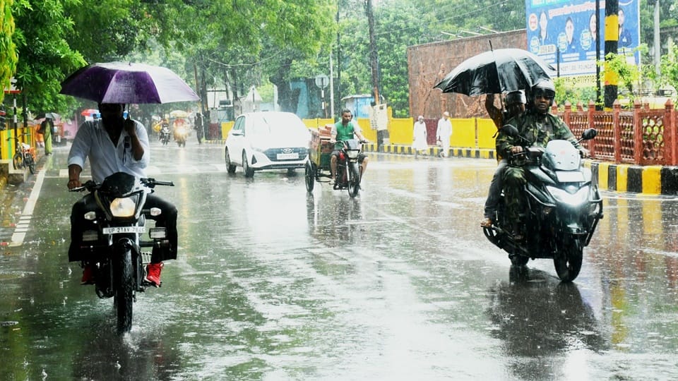 Photos of heavy rain in Moradabad: Ramganga and Gagan rivers in spate, 93.4 mm rain fell in 15 hours