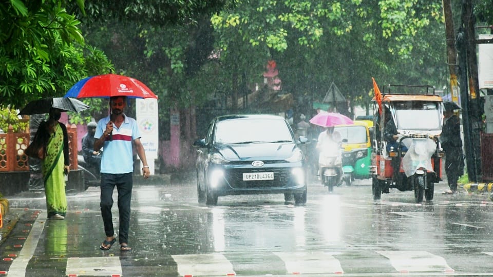 Photos of heavy rain in Moradabad: Ramganga and Gagan rivers in spate, 93.4 mm rain fell in 15 hours