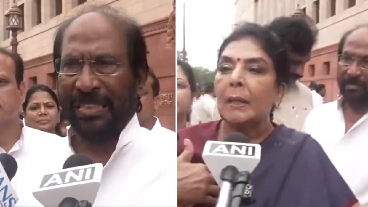 rajya sabha cisf issue Renuka Chowdhury opposition leaders slam govt