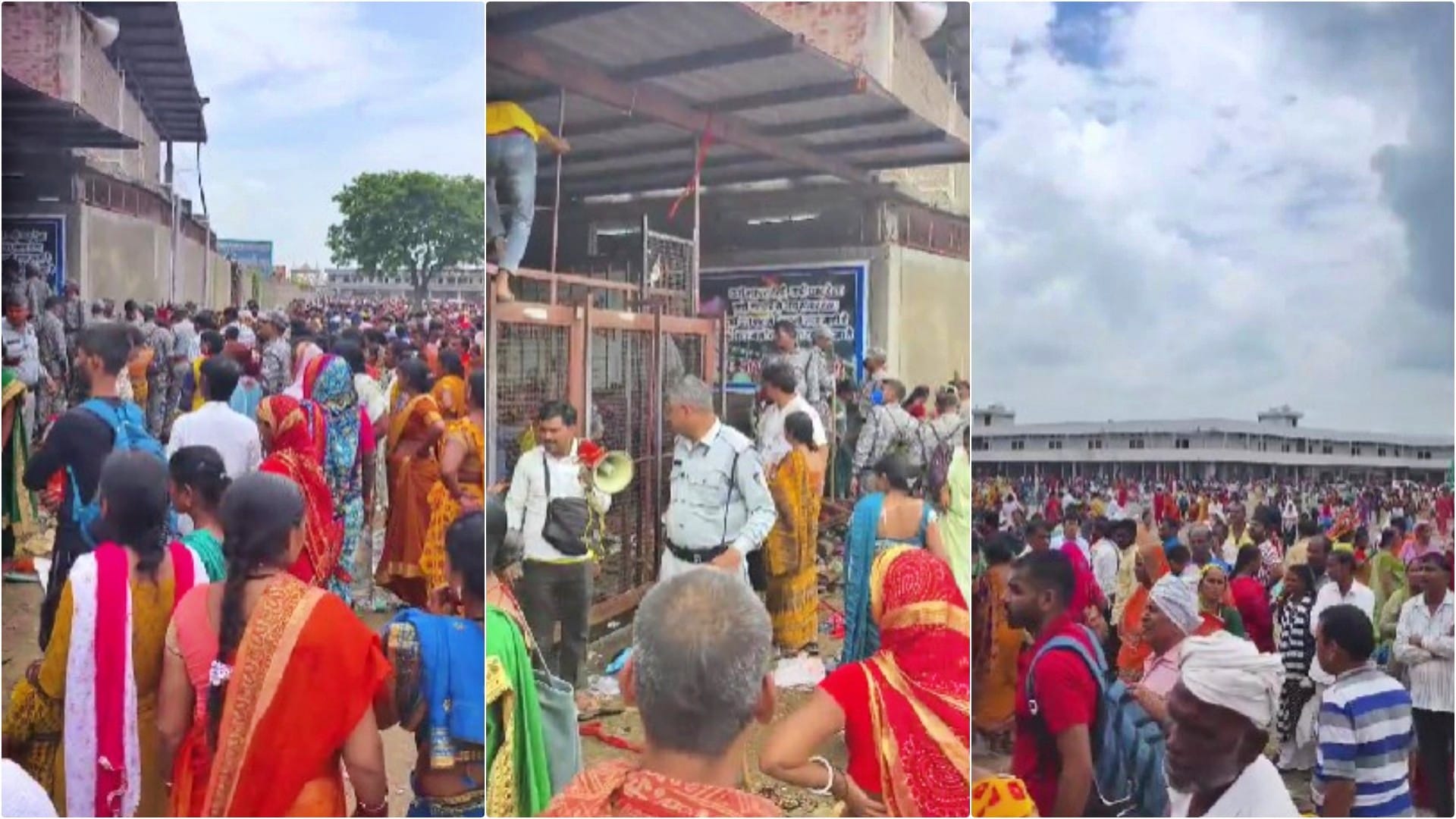 कुबेरेश्वरधाम भगदड़ की तस्वीर