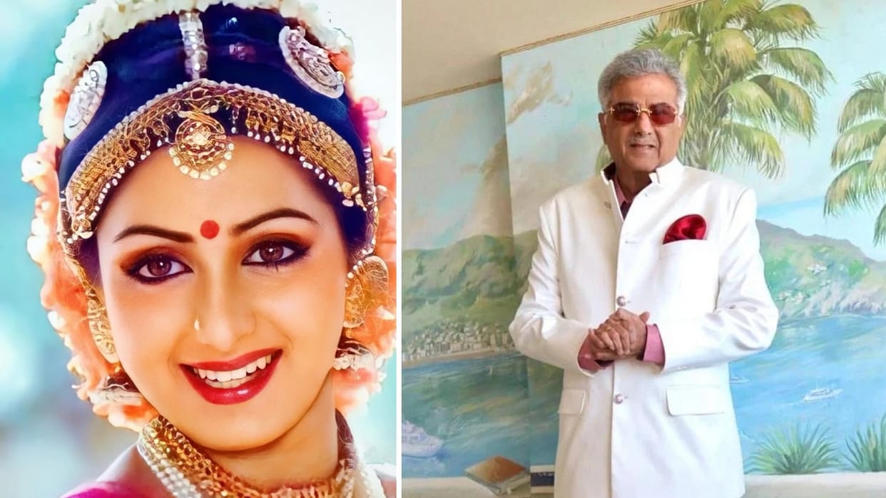 boney kapoor shares sridevi beautiful photo on social media says Indain Beauty daughter janhvi kapoor liked it
