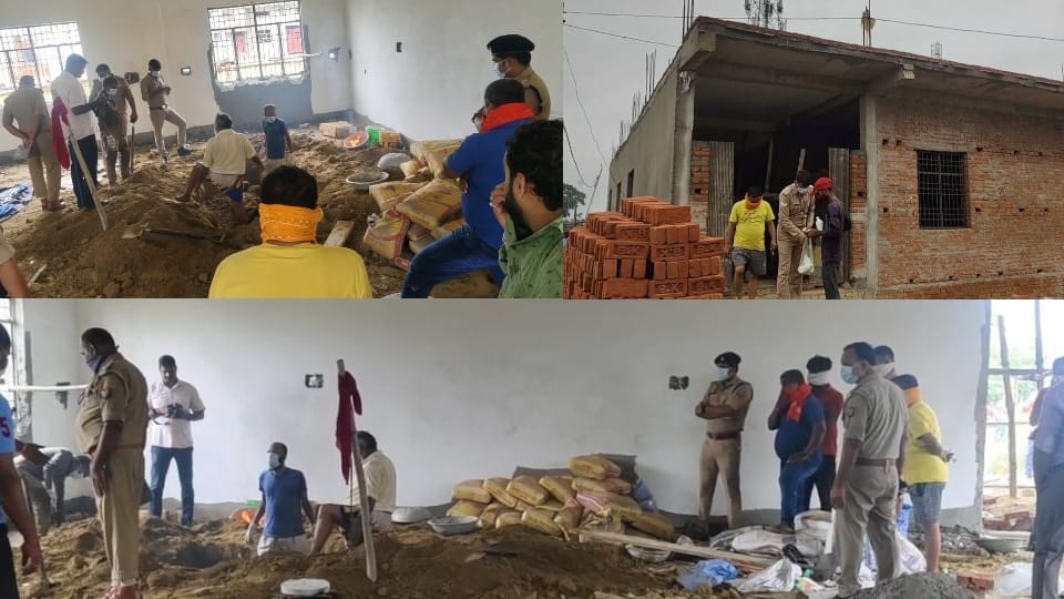 body of a woman was buried in a library under construction After murder in Siddharthnagar