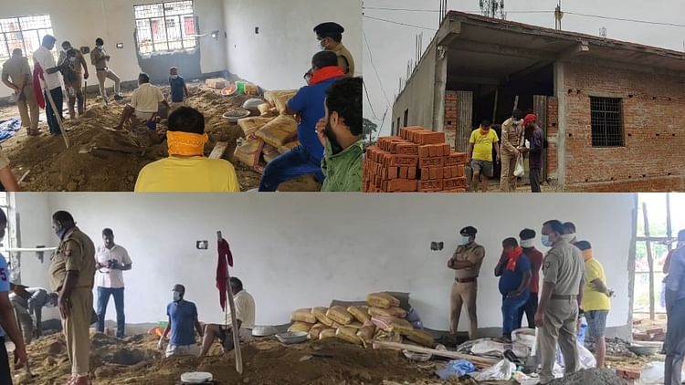 UP: महिला का कत्ल... निर्माणाधीन लाइब्रेरी में दफनाई लाश... चेहरे और गले पर चोट के निशान; बदबू आने पर खुला राज