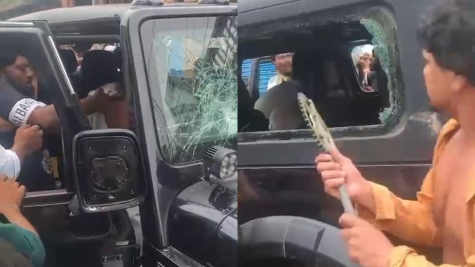lineman and his brothers beat up Thar rider and also broke car in hapur
