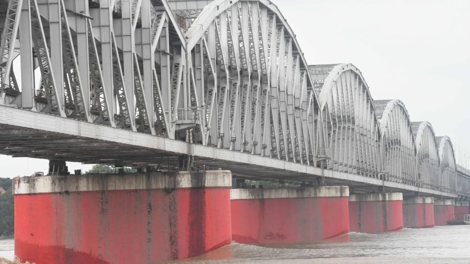 UP Flood News Temples Submerged Rajghat-Namo Ghat Route Closed as Ganga Water Level Rises see photos