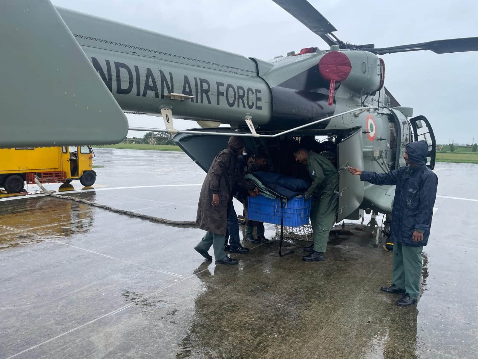 Uttarakhand Cloud Burst Five aircraft carrying relief material and team of 114 soldiers left from Agra