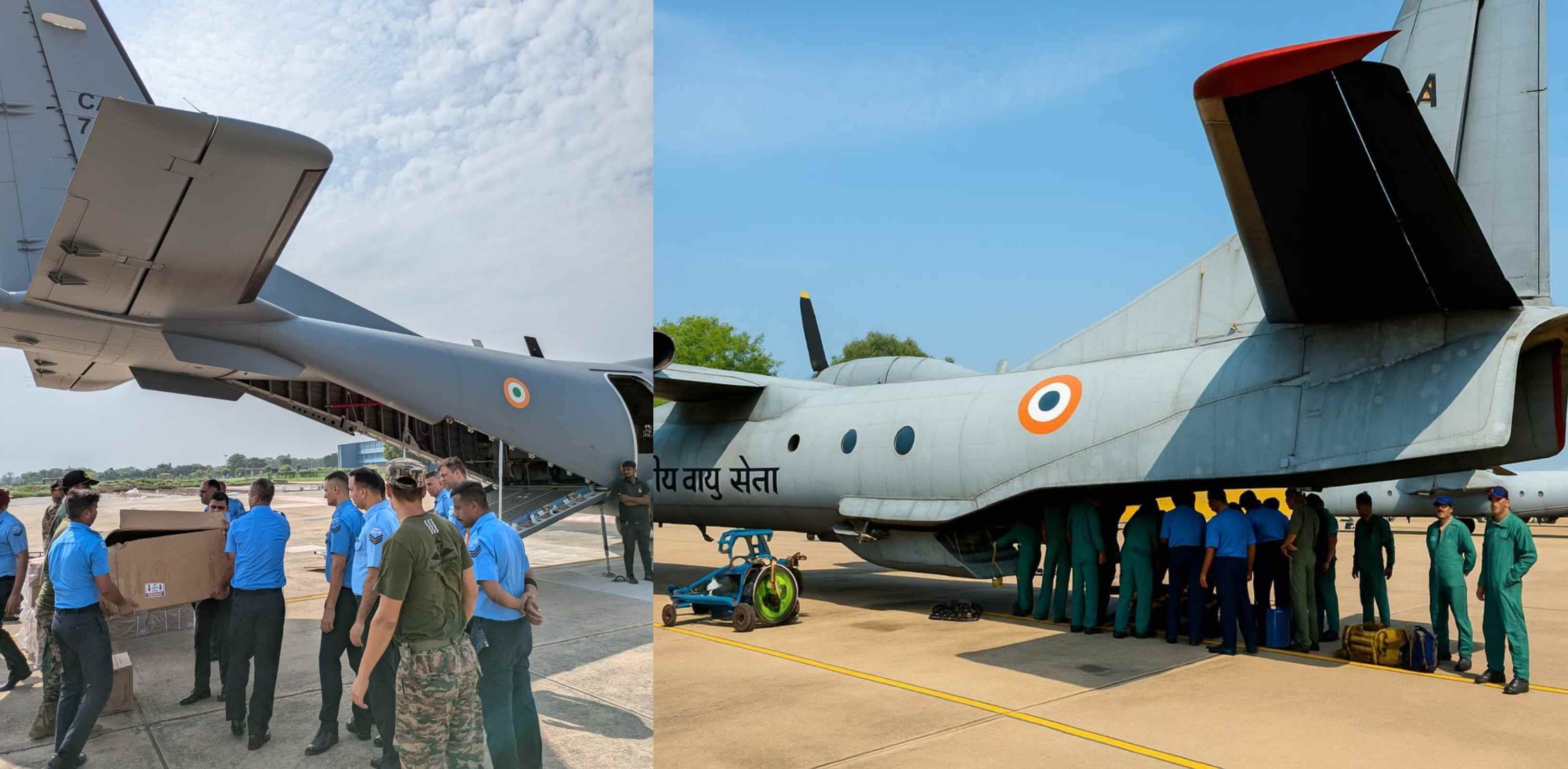 Uttarakhand Cloud Burst Five aircraft carrying relief material and team of 114 soldiers left from Agra