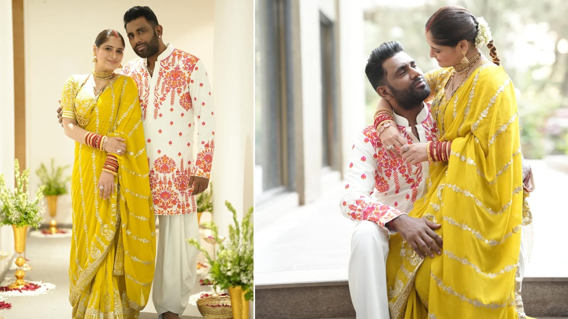 arti singh share lovely photos with husband deepak chauhan says From yauchta meeting for first time to here