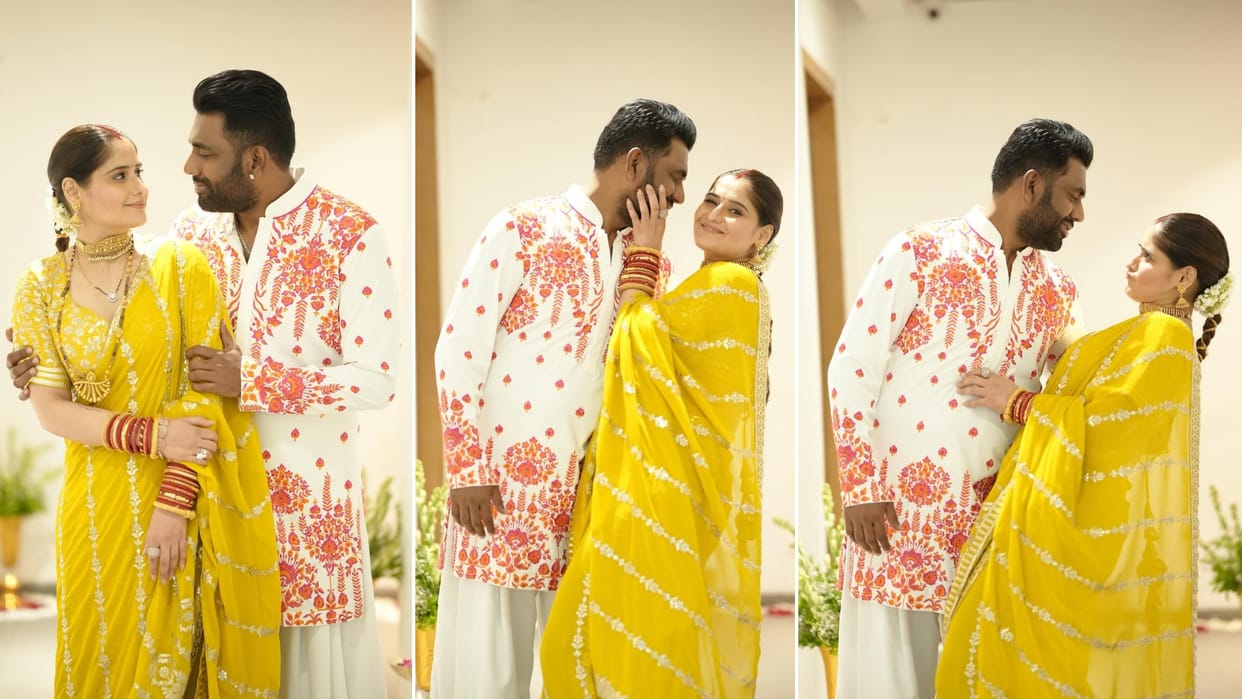 arti singh share lovely photos with husband deepak chauhan says From yauchta meeting for first time to here