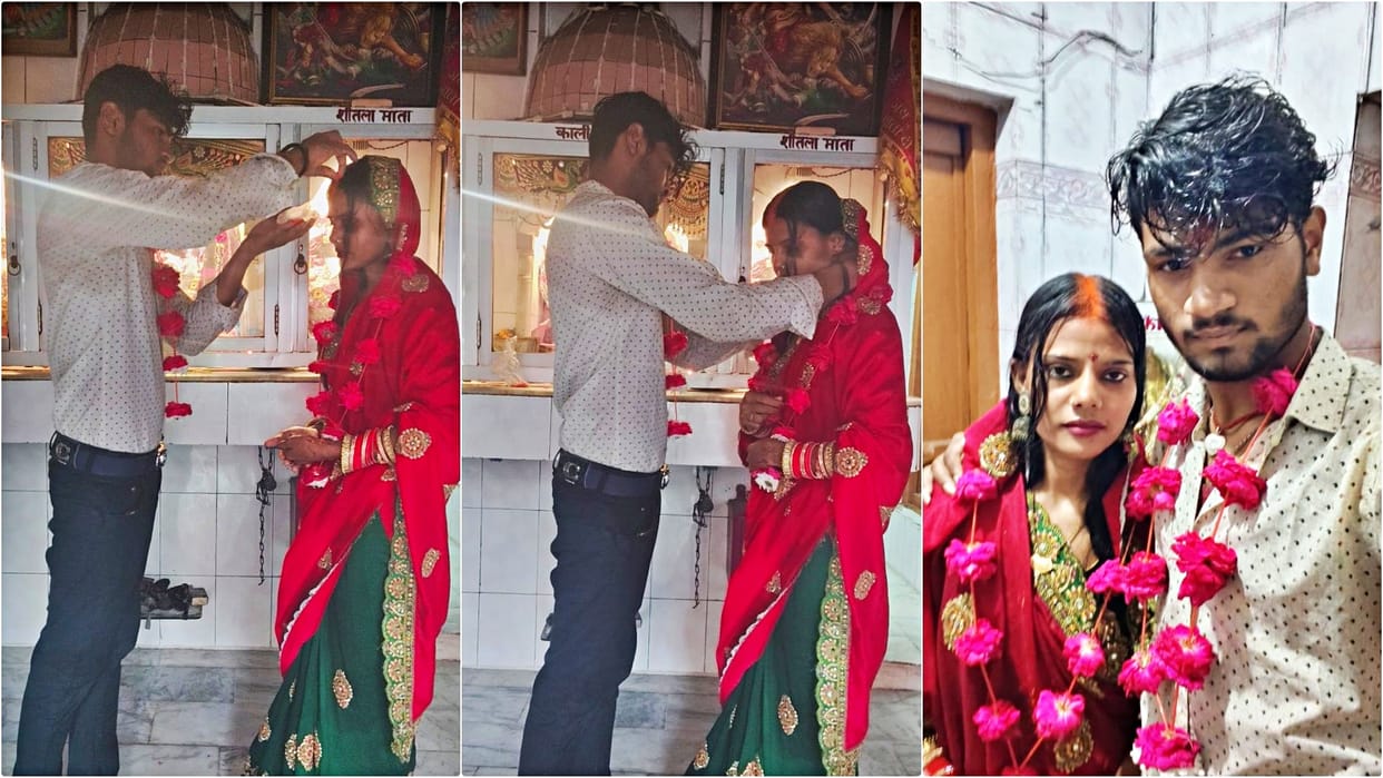 Banka News Mother of 2 children left everything for love of nephew sent proof of marriage to husband in temple