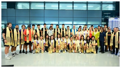 Bihar : China players of Asia Rugby Sevens Under-20 Championship reached nalanda bihar patna bihar