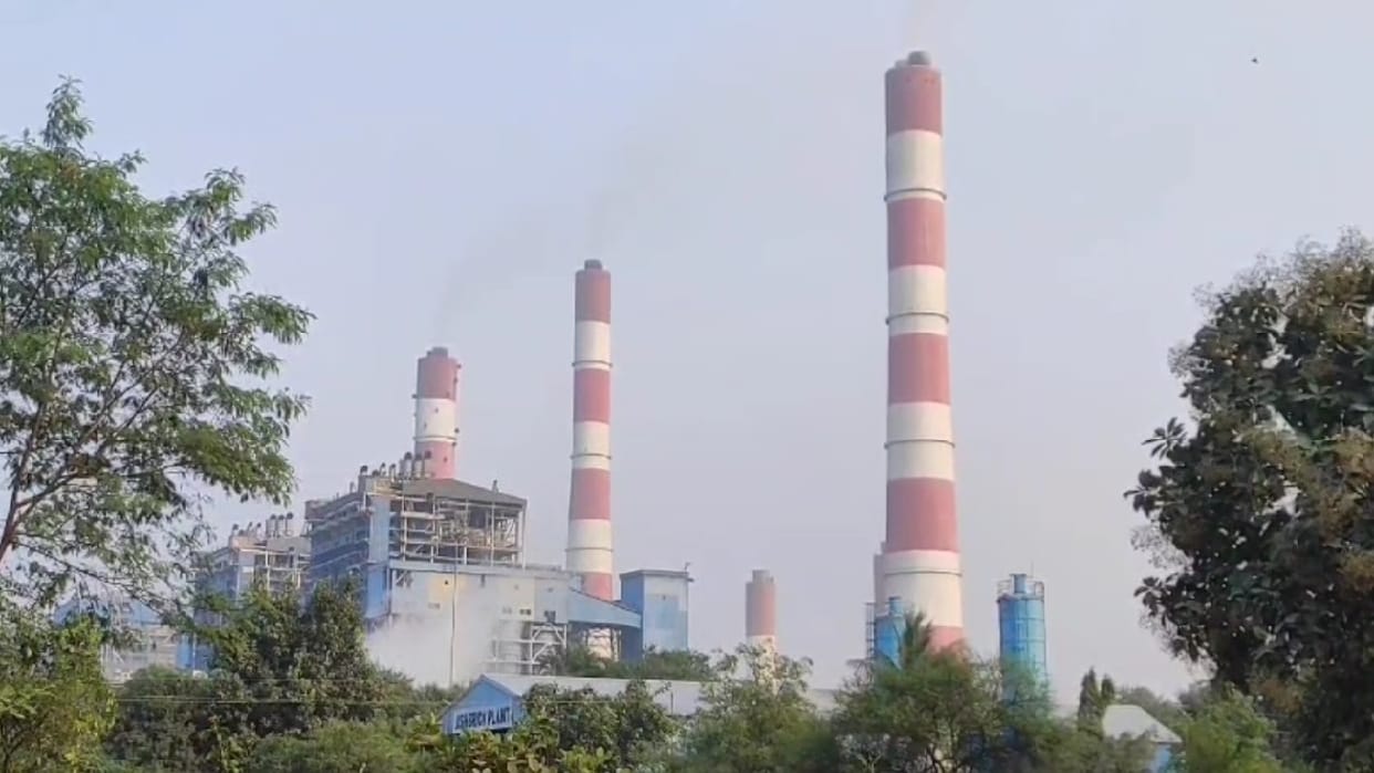 Pre air heater platform broke in unit 5 of NTPC plant