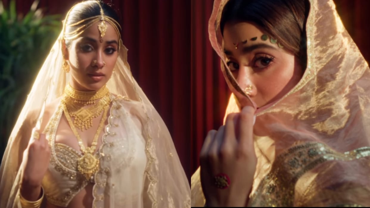 Sridevi daughter and actress Janhvi Kapoor bridal look video goes viral